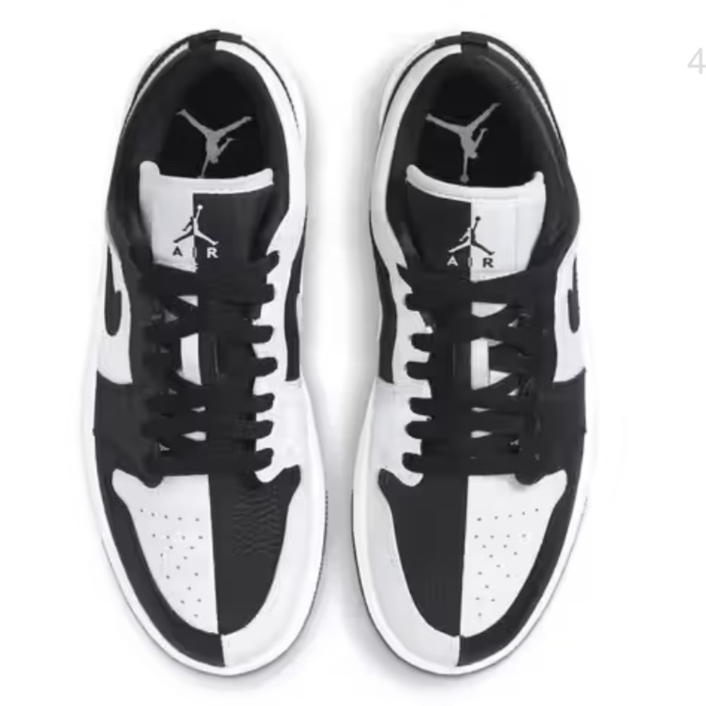 Women’s Jordan 1 Low SE Homage Split White Black